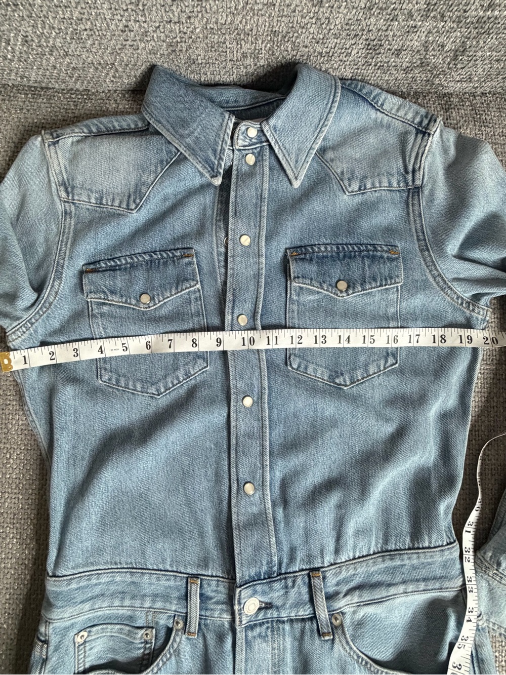 COS Denim Maxi Shirt Dress Organic Cotton Lyocell US 6 BNWOT - Picture 12 of 16